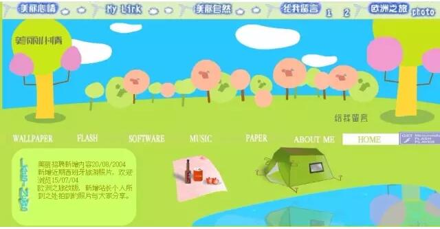 网页布局类型
