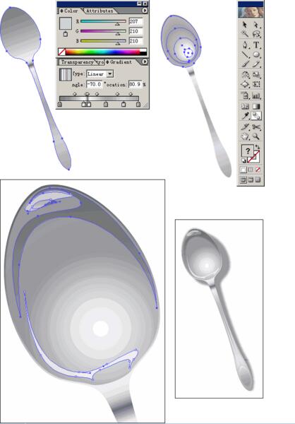 【Illustrator质感的表现的技巧】