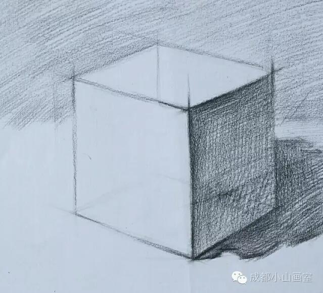 【几何立方体的绘画步骤】
