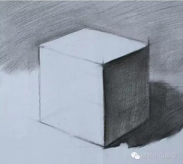 【几何立方体的绘画步骤】