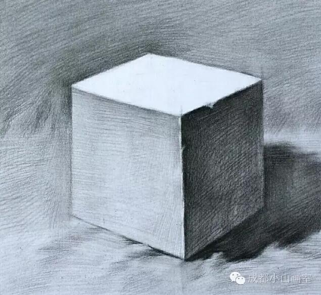 【几何立方体的绘画步骤】