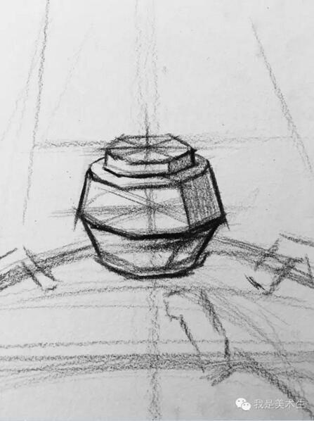 【结构素描】简单的静物组合练习