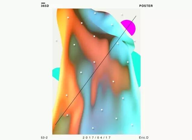 C4D教程打造流行高对比酷炫立体海报