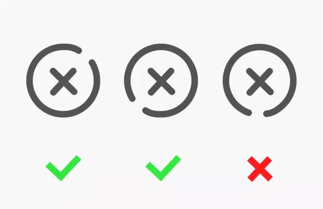 UI 设计 断线图标规律