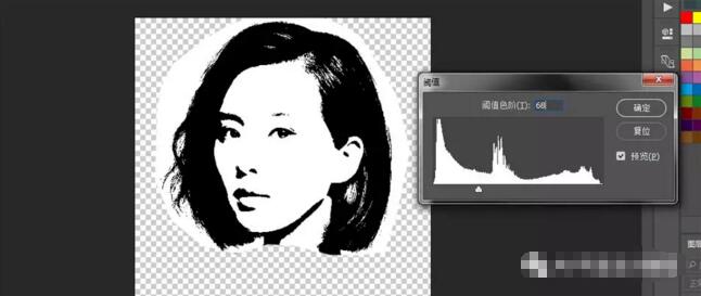 PS制作个性写真风格的美女头像
