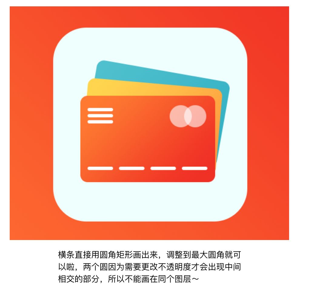 制作一个半边毛玻璃效果的银行卡图标